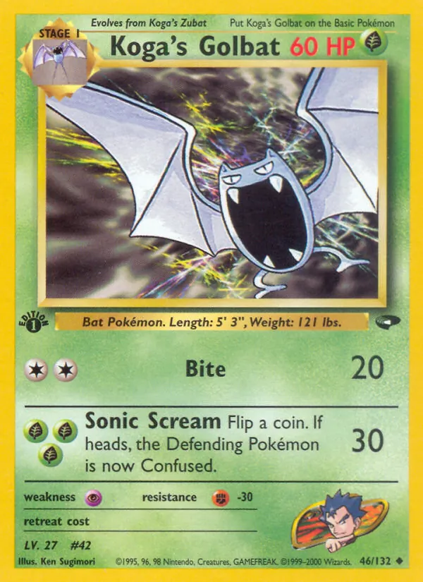 Koga's Golbat, Gym Challenge Nº 46