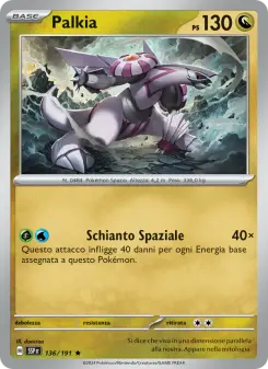 Palkia, Scintille Folgoranti No. 136 Holo