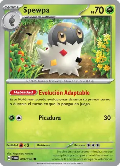 Spewpa, Escarlata y Púrpura No. 009 Normal