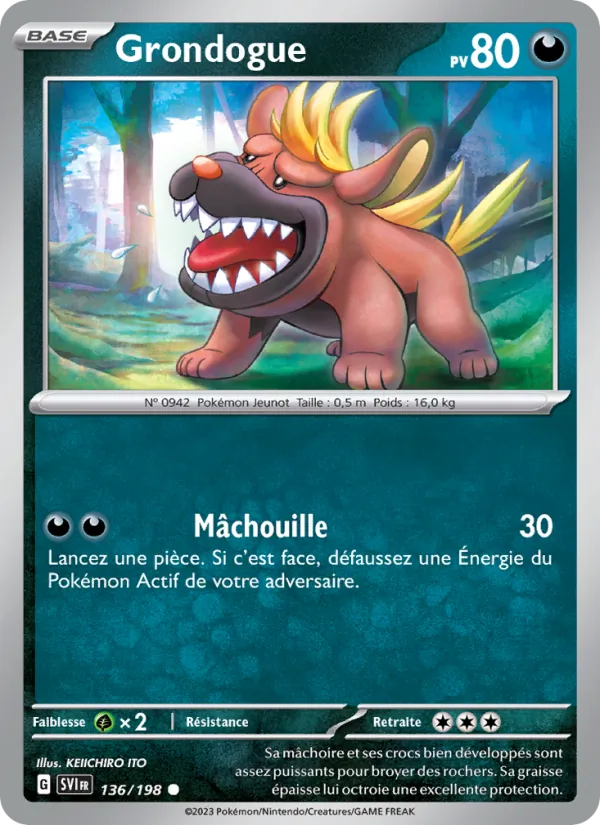 Grondogue, Écarlate et Violet No. 136
