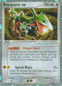 Rayquaza ex, Deoxys Nº 102 Holo