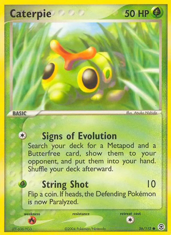 Caterpie, FireRed & LeafGreen Nº 56