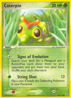 Caterpie, FireRed & LeafGreen No. 56 Normal