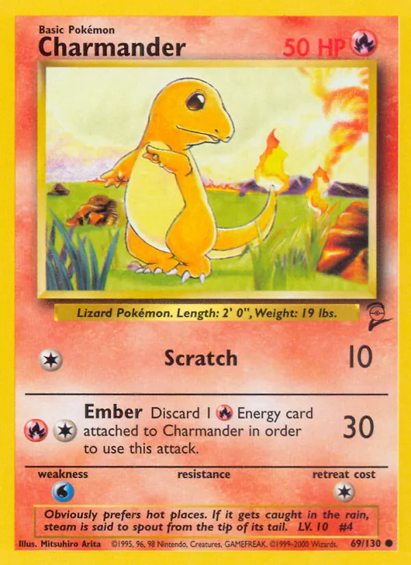 Charmander, Base Set 2 No. 69