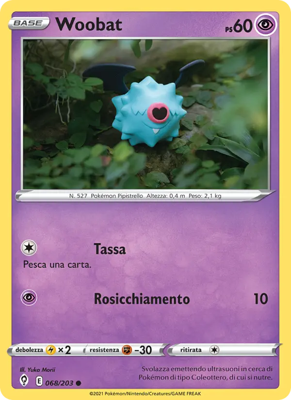 Woobat, Evoluzioni Eteree No. 68