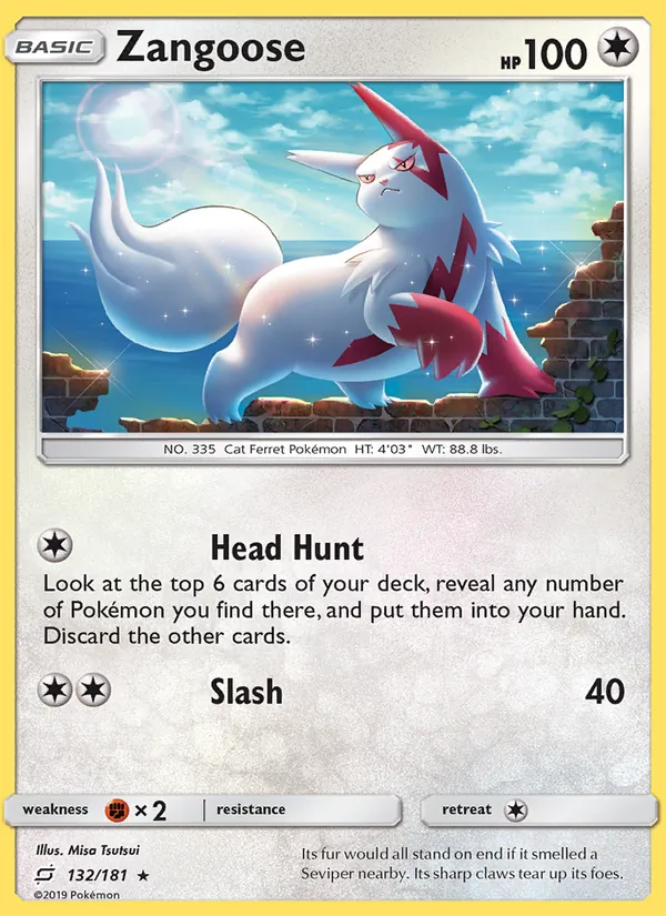 Zangoose, Team Up No. 132