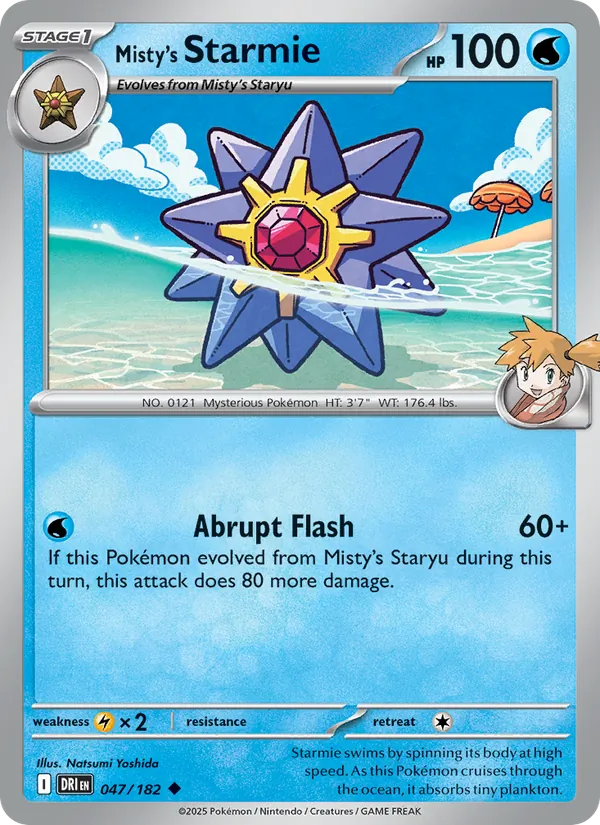 Misty's Starmie, Destined Rivals Nº 047