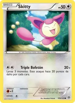 Skitty, Tormenta Plasma No. 109 Normal