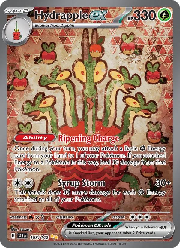 Hydrapple ex, Stellar Crown Nº 167