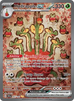 Hydrapple ex, Stellar Crown Nº 167 Holo