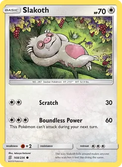 Slakoth, Unified Minds No. 168 Normal