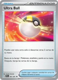 Ultra Ball, Destinos de Paldea No. 091 Normal