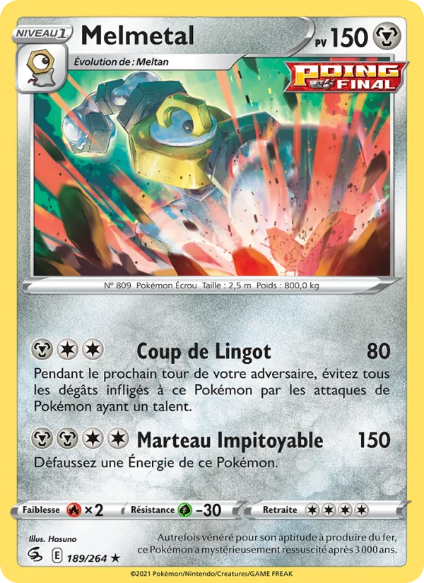 Melmetal, Poing de Fusion No. 189