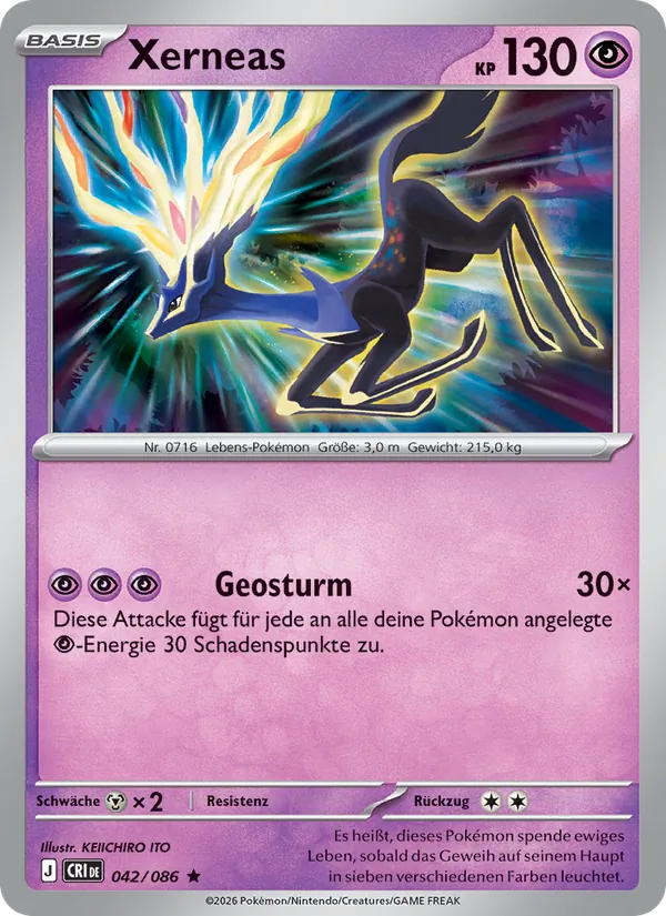 Xerneas, Wachsendes Chaos No. 042