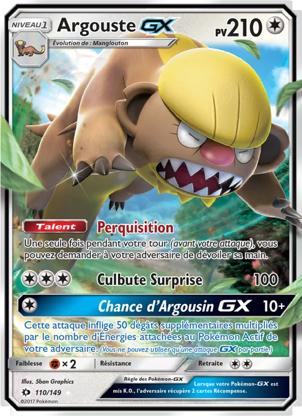 Argouste GX, Soleil et Lune No. 110