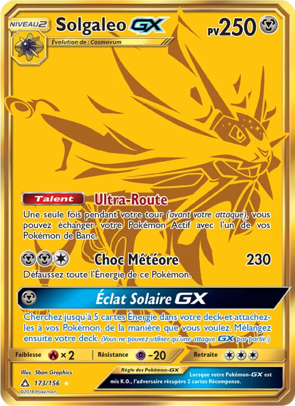 Solgaleo GX, Ultra-Prisme Nº 173