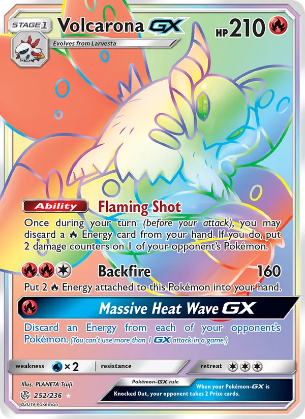 Volcarona GX, Cosmic Eclipse No. 252