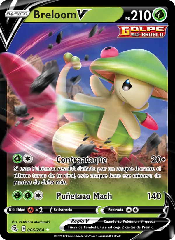 Breloom V, Golpe Fusión No. 6