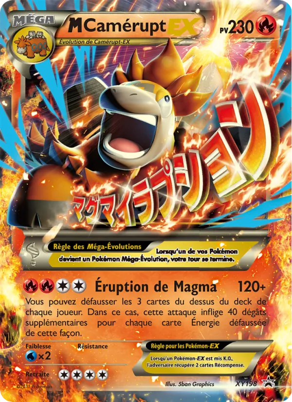 M-Camérupt-EX, Promo XY No. XY198