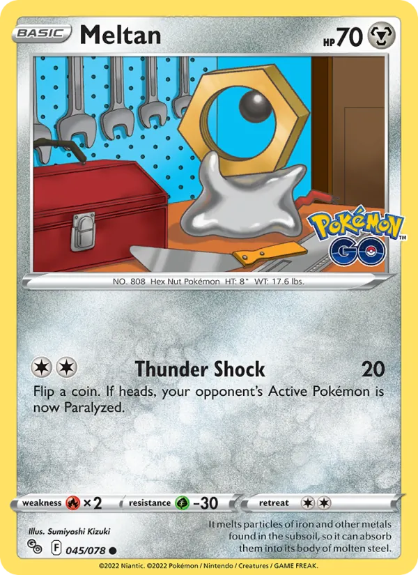 Meltan, Pokémon GO Nº 045