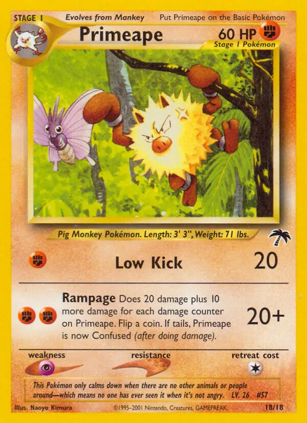 Primeape, Southern Islands Nº 18