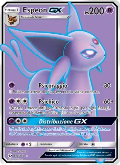 Espeon GX, Sole e Luna Nº 140 Normal