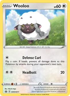 Wooloo, SWSH Black Star Promos No. SWSH011 Holo