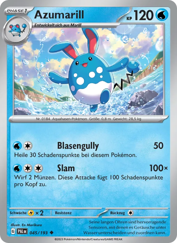 Azumarill, Entwicklungen in Paldea Nº 045