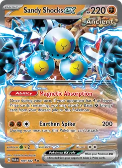 Sandy Shocks ex, Paradox Rift Nº 108 Holo