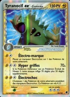 Tyranocif ex δ, EX Île des Dragons No. 99 Holo