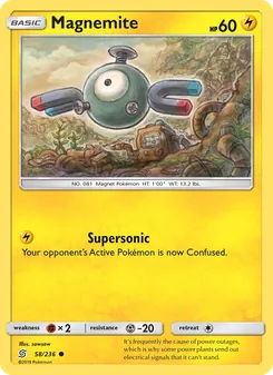 Magnemite, Unified Minds No. 58 Normal