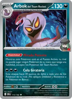 Arbok del Team Rocket, Rivales Predestinados No. 113 Normal