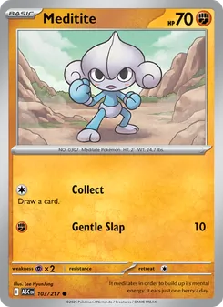 Meditite, Ascended Heroes No. 103 Normal