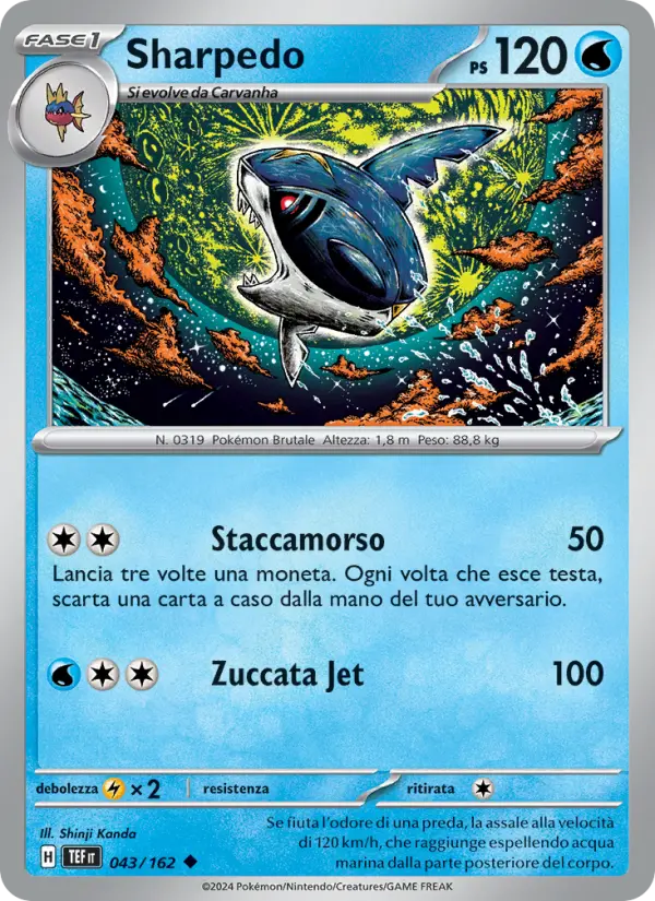 Sharpedo, Cronoforze No. 043