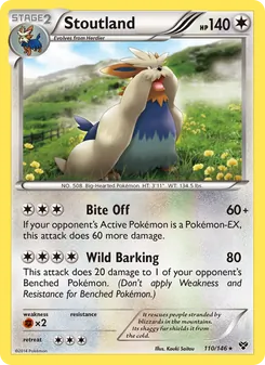 Stoutland, XY Nº 110 Normal