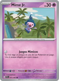 Mime Jr., Destinos de Paldea Nº 031 Normal