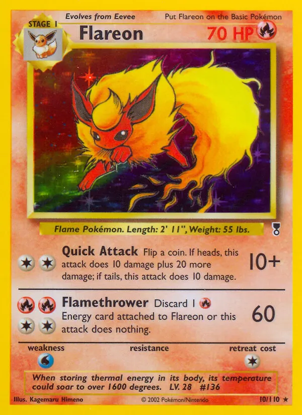 Flareon, Legendary Collection No. 10