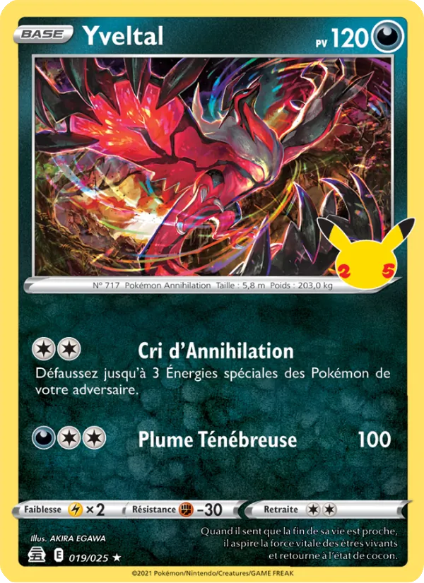 Yveltal, Célébrations Nº 19