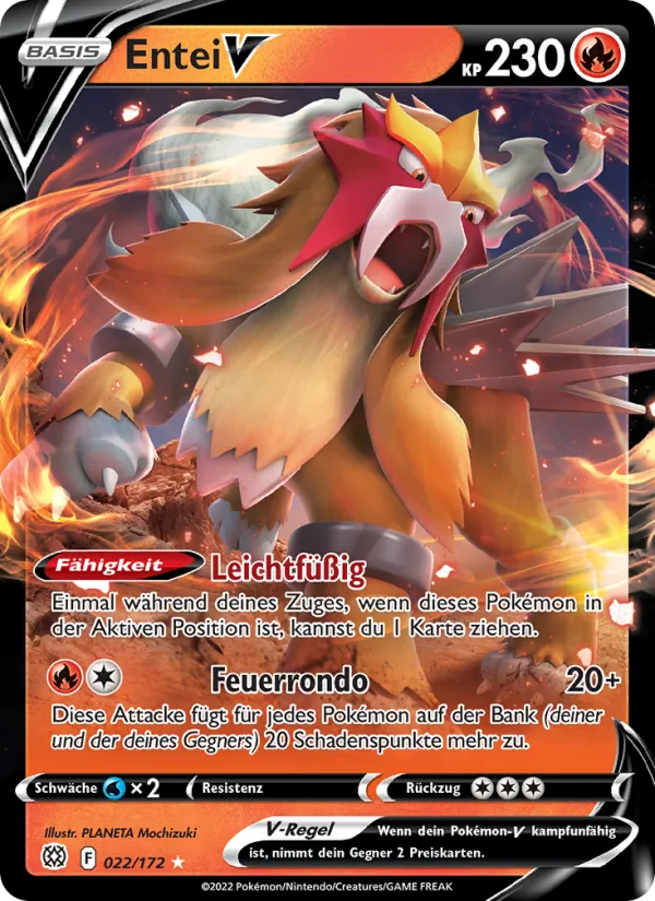 Entei V, Strahlende Sterne Nº 022
