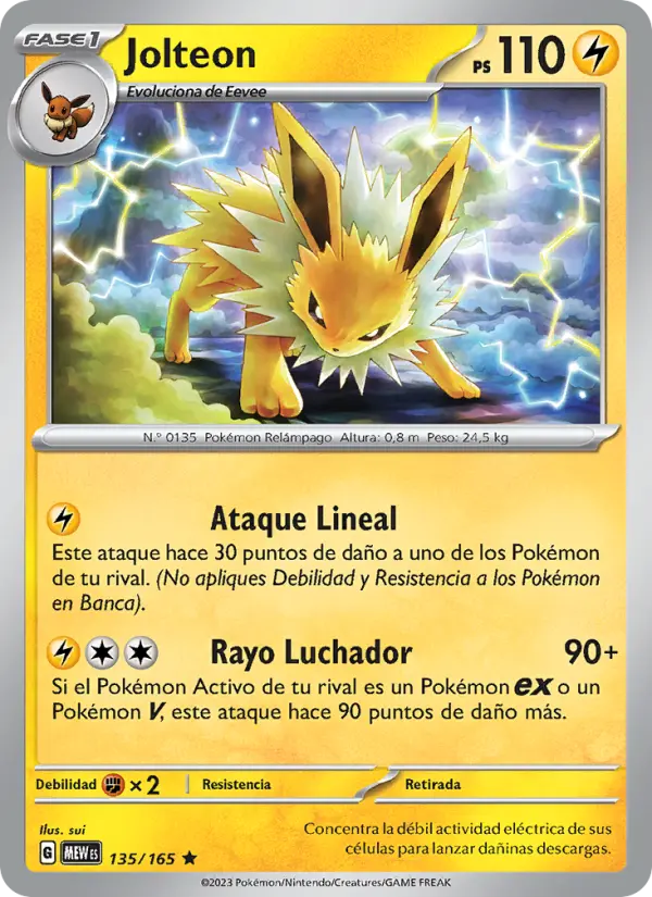 Jolteon, 151 No. 135