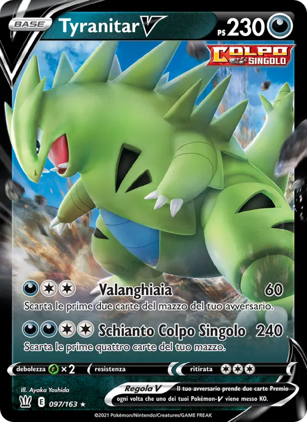 Tyranitar V, Stili di Lotta Nº 97