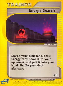 Energy Search, Expedition Base Set No. 153 Normal