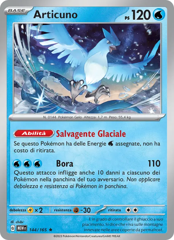Articuno, 151 Nº 144