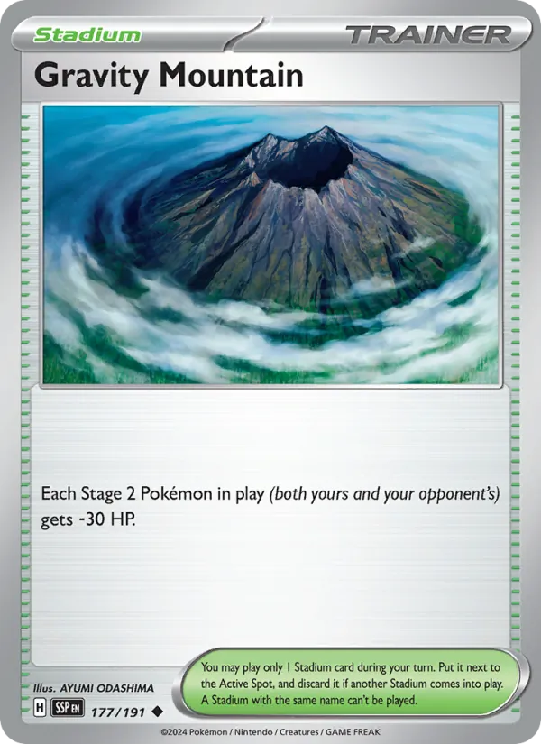Gravity Mountain, Surging Sparks No. 177