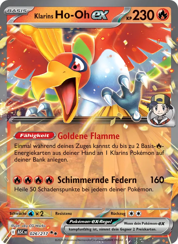 Klarins Ho-Oh-ex, Erhabene Helden No. 026
