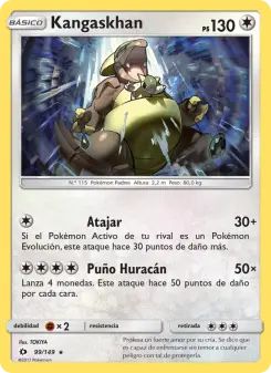 Kangaskhan, Sol y Luna No. 99 Normal