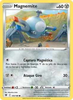 Magnemite, Resplandor Astral No. 105 Normal