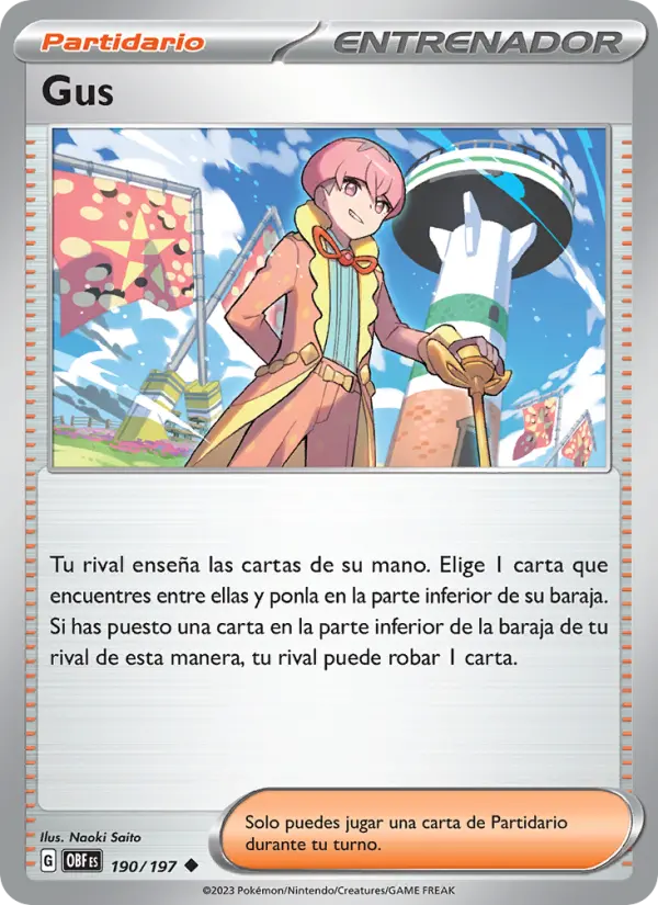 Gus, Llamas Obsidianas Nº 190