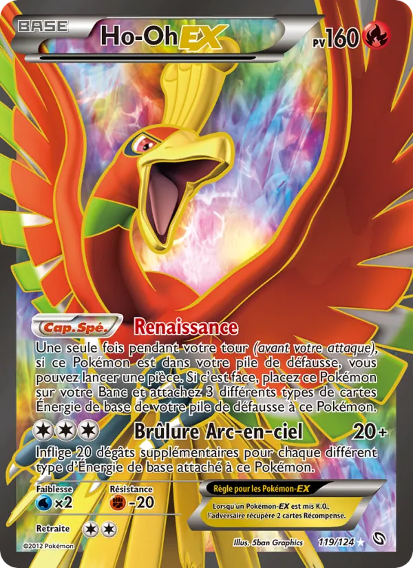 Ho-Oh-EX, Dragons Éxaltés Nº 119