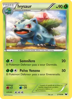 Ivysaur, Oscuros Exploradores No. 2 Normal